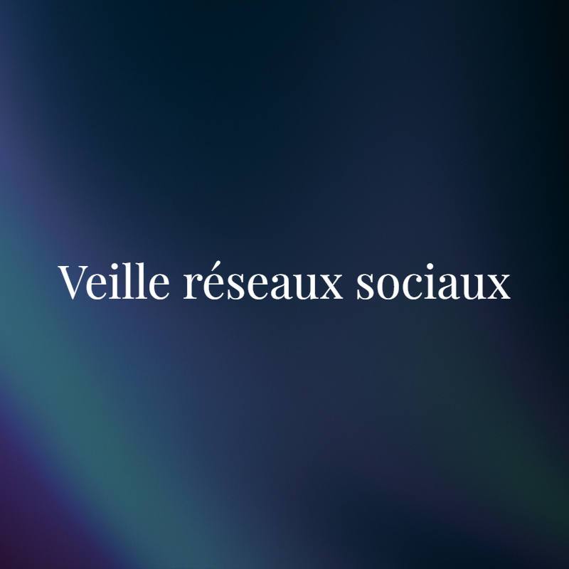 Veille réseaux sociaux