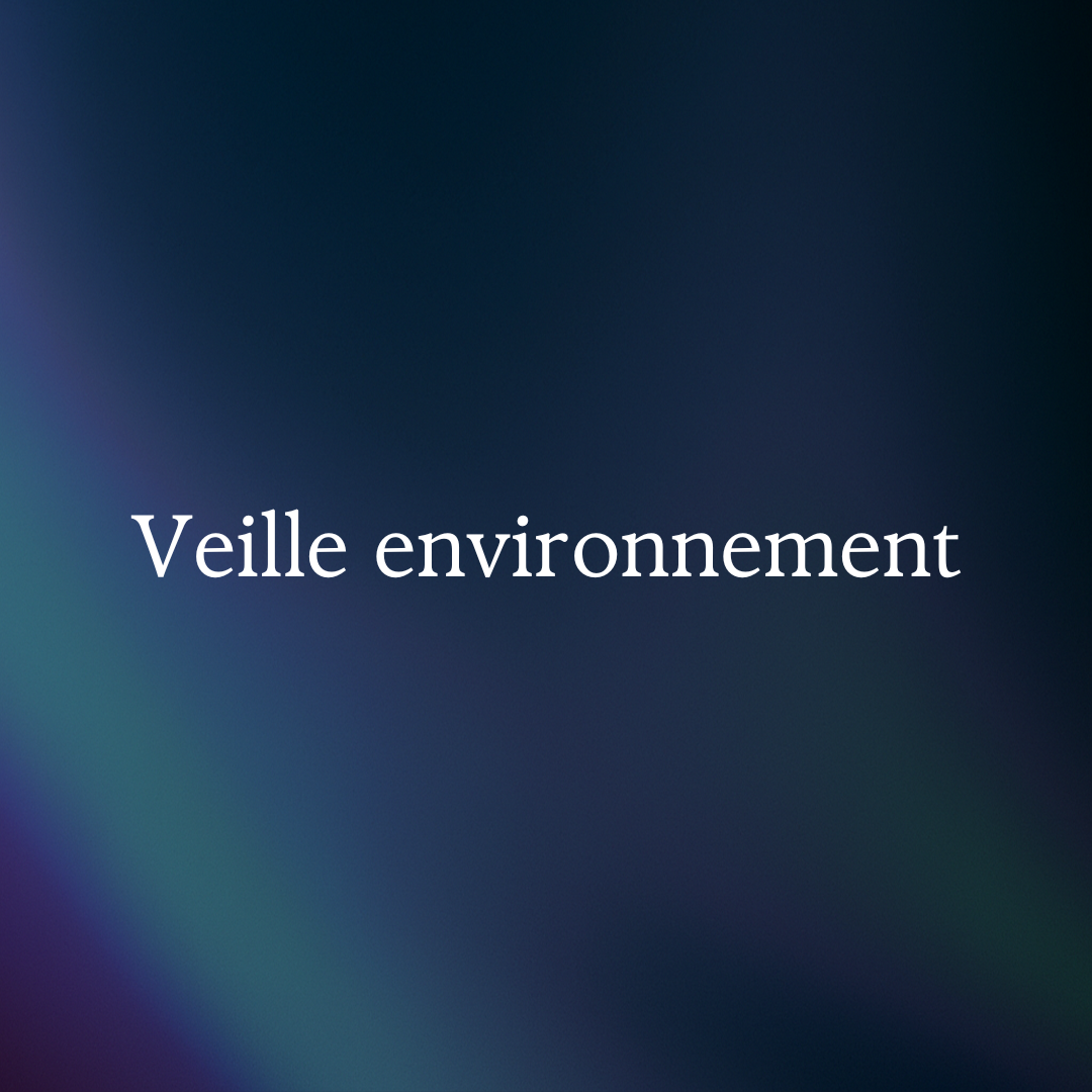 Veille environnement